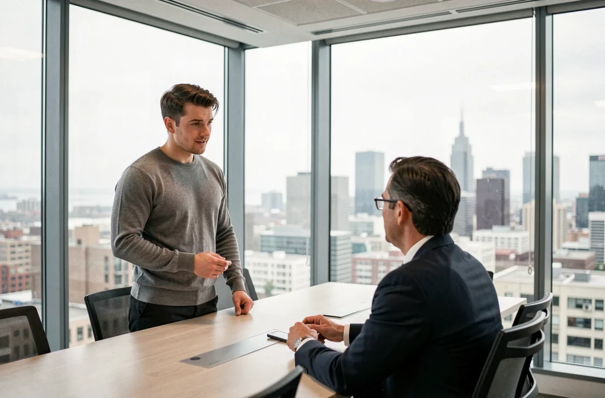 Discussion entre un employé et un manager sur les droits de refuser l'usage du téléphone personnel au Québec